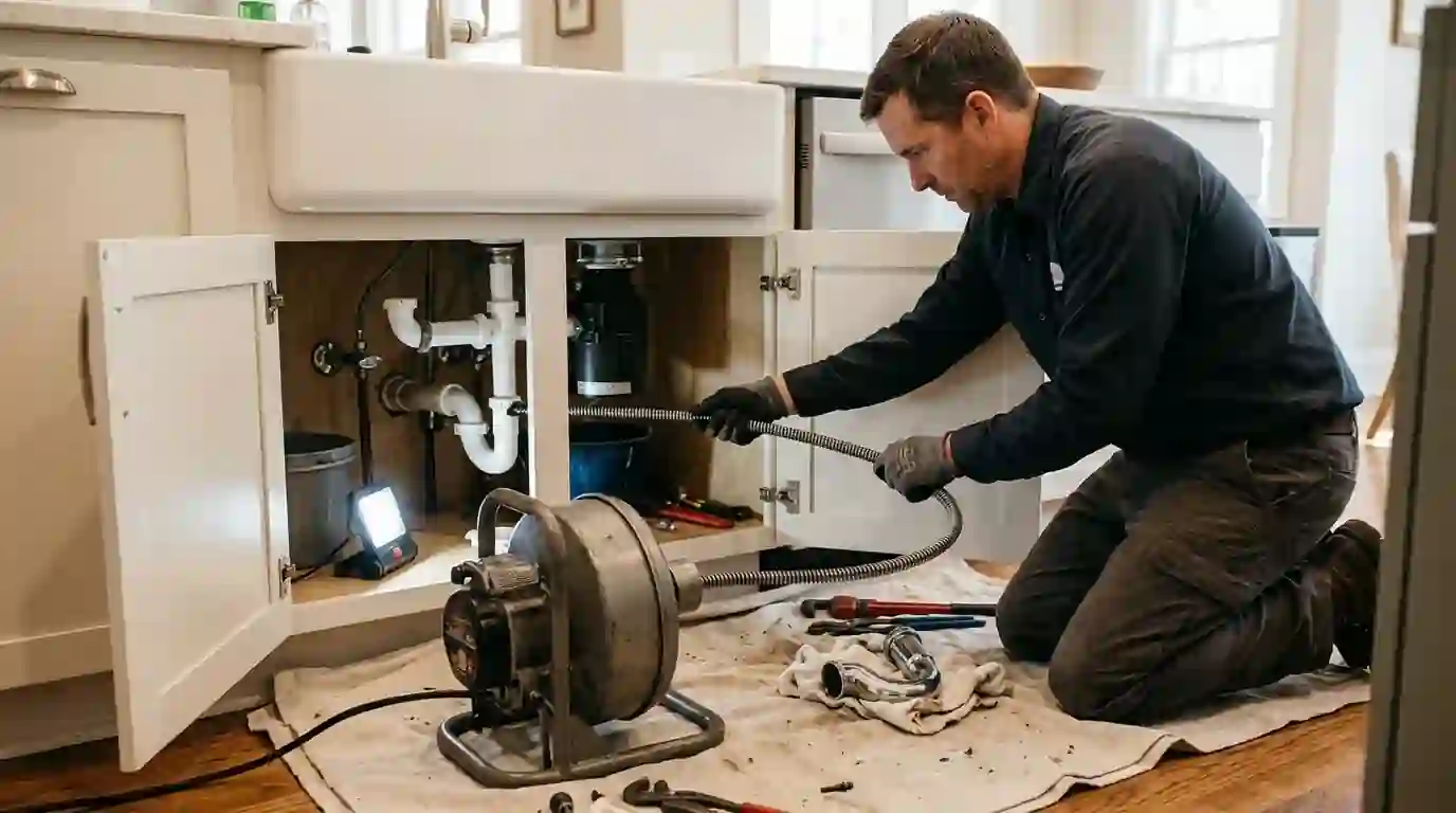 Septic Line Repair in a Greenville area home