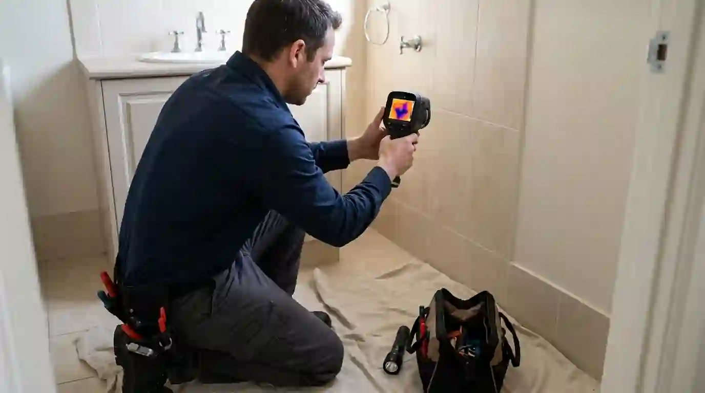 Plumbcraft plumber on a job in the Upstate