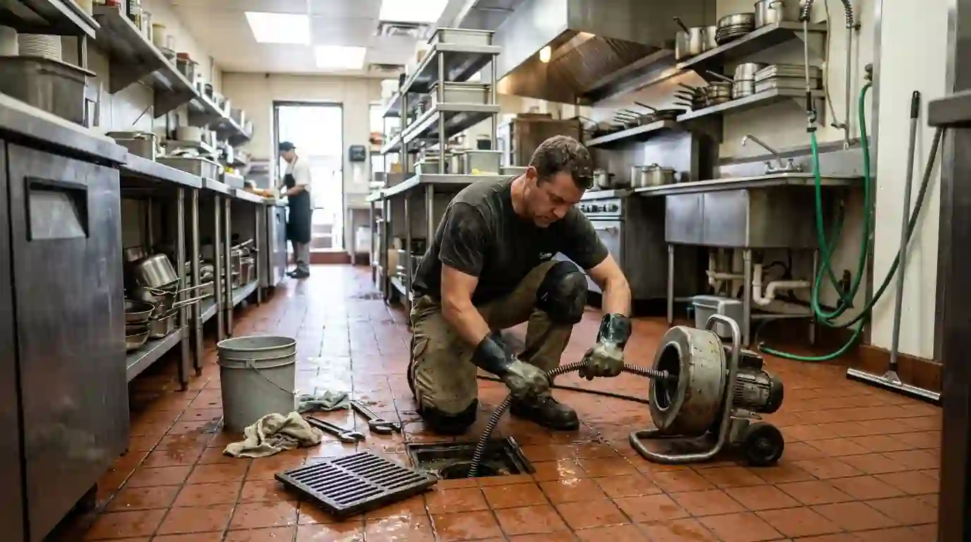 Plumbcraft plumber on a job in the Upstate