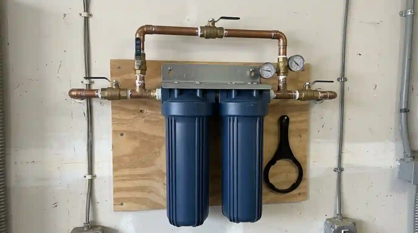Whole-House Water Filtration in a Greenville area home
