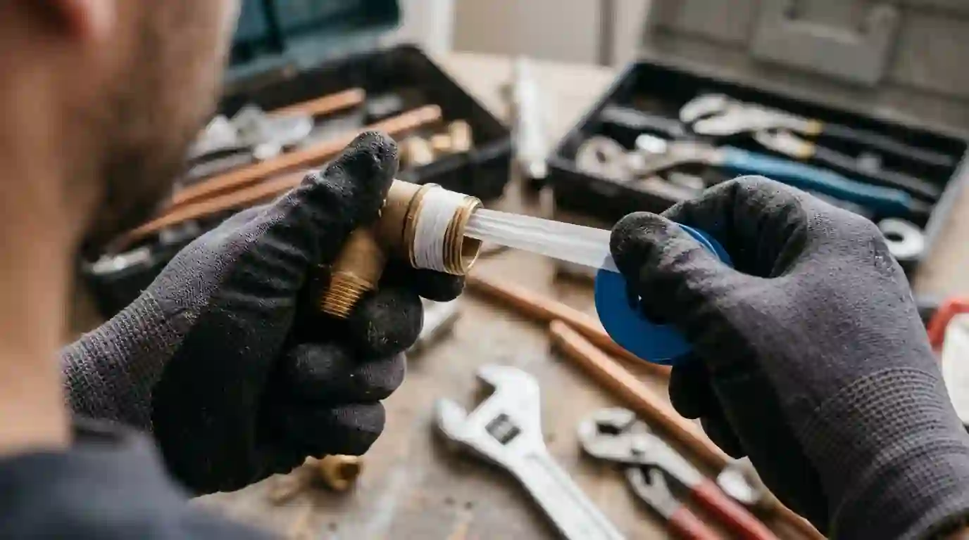 Plumbcraft plumber on a job in the Upstate